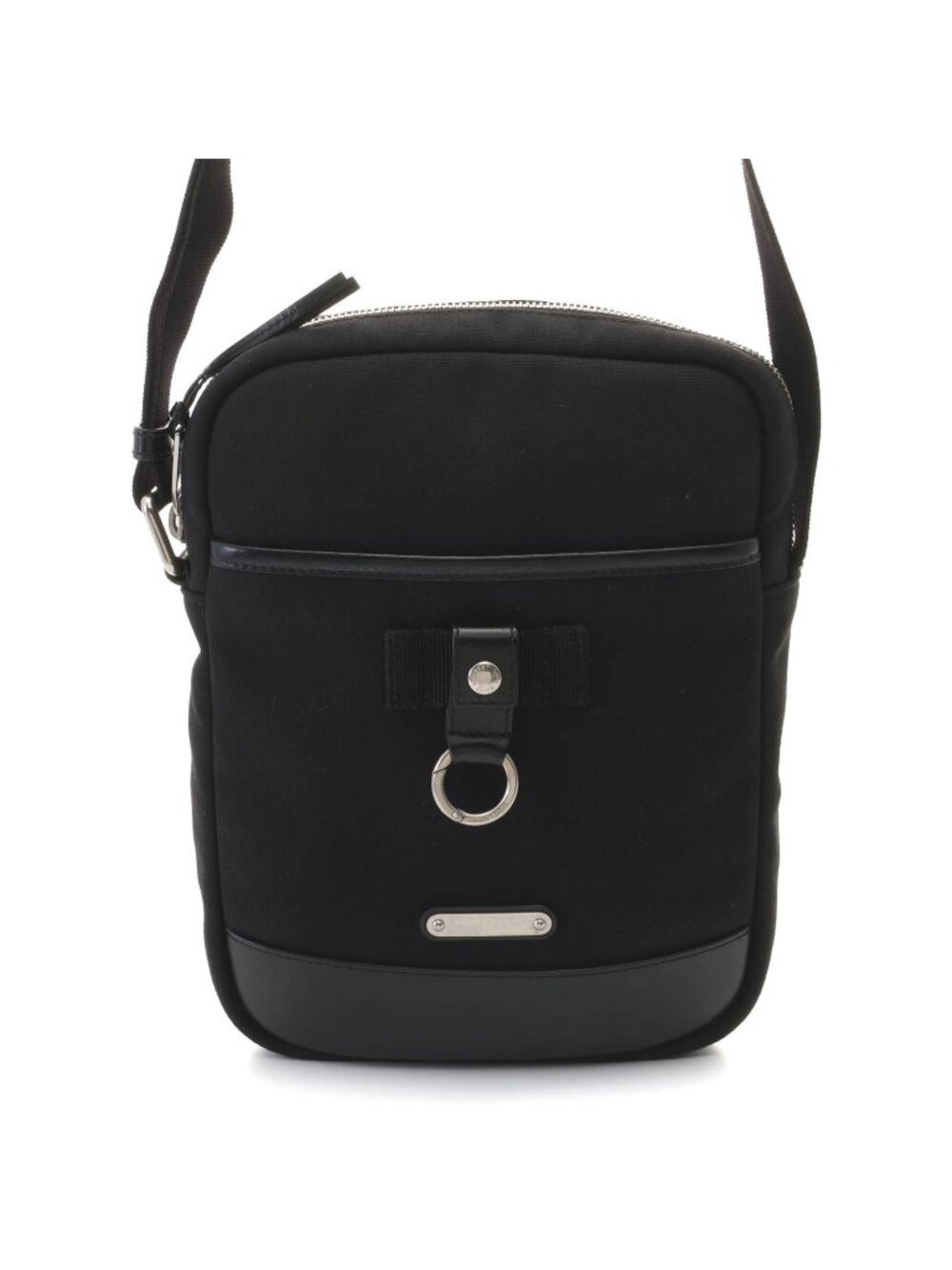 Saint Laurent Rivington Canvas Leather Black